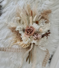 Load image into Gallery viewer, Boho real touch &amp; preserved flowers bridal bouquet
