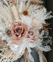 Load image into Gallery viewer, Boho real touch &amp; preserved flowers bridal bouquet
