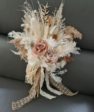 Load image into Gallery viewer, Boho real touch &amp; preserved flowers bridal bouquet

