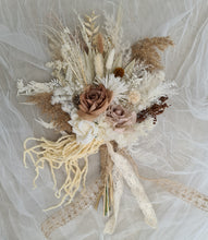 Load image into Gallery viewer, Boho real touch &amp; preserved flowers bridal bouquet
