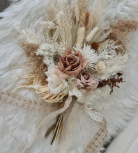 Load image into Gallery viewer, Boho real touch &amp; preserved flowers bridal bouquet
