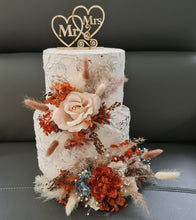 Load image into Gallery viewer, Rustic boho Wedding cake flowers
