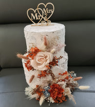 Load image into Gallery viewer, Rustic boho Wedding cake flowers
