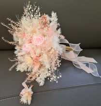 Load image into Gallery viewer, Fully preserved medium size bridal bouquet &amp; buttonhole

