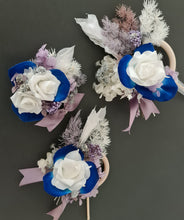 Load image into Gallery viewer, Cake ring - cake decor in blue &amp; purple
