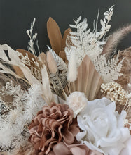 Load image into Gallery viewer, Boho bridal bouquet - real touch &amp; preserved flowers
