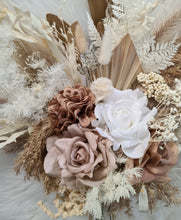 Load image into Gallery viewer, Boho bridal bouquet - real touch &amp; preserved flowers
