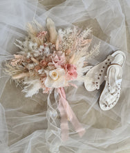 Load image into Gallery viewer, Boho blush preserved bridal bouquet
