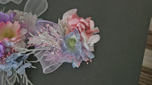 Load and play video in Gallery viewer, Pastel multicolour everlasting flowers corsage &amp; buttonhole AB2147 - School formal, prom, graduation
