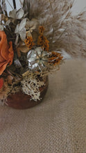 Load and play video in Gallery viewer, Unique rustic preserved flowers arrangement –  AB2189
