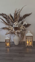 Load and play video in Gallery viewer, Boho Rustic flowers urn - LARGE - HIRE ONLY
