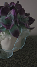 Load and play video in Gallery viewer, Super cute Singapore orchids in watering can –  AB2193
