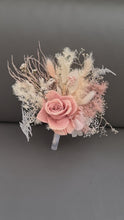 Load and play video in Gallery viewer, Boho blush &amp; nude preserved cake topper
