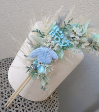 Load image into Gallery viewer, Its a Boy Preserved flowers blue Cake Topper
