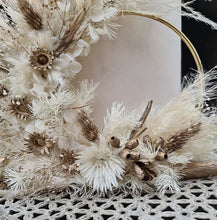 Load image into Gallery viewer, Larger cake hoop in neutral &amp; champagne gold
