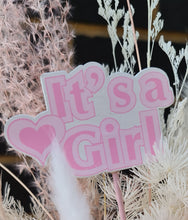 Load image into Gallery viewer, Welcome Baby girl preserved rose arrangement

