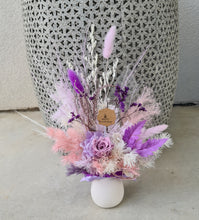 Load image into Gallery viewer, Purple mini preserved rose with free bag &amp; tag
