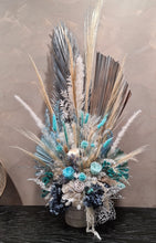 Load image into Gallery viewer, X - Large turquoise &amp; Tiffany blue preserved flowers
