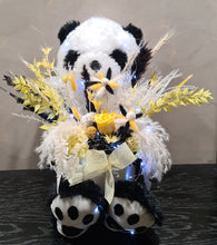 Load image into Gallery viewer, X - 1st Birthday party everlasting flowers with bear
