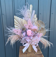 Load image into Gallery viewer, X - Pink, violet &amp; gold everlasting flowers

