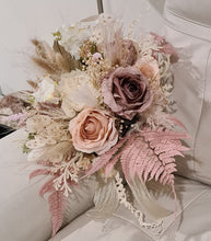 Load image into Gallery viewer, X - Bridal bouquet large silk &amp; everlasting flowers
