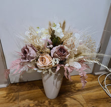 Load image into Gallery viewer, X - Bridal bouquet large silk &amp; everlasting flowers
