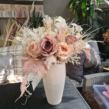 Load image into Gallery viewer, X - Bridal bouquet large silk &amp; everlasting flowers
