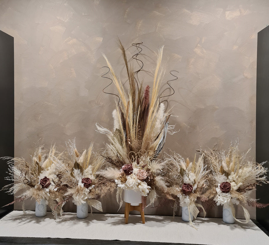 X - Preserved table flowers