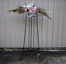 Load image into Gallery viewer, X - Wedding welcome sign - silk flowers
