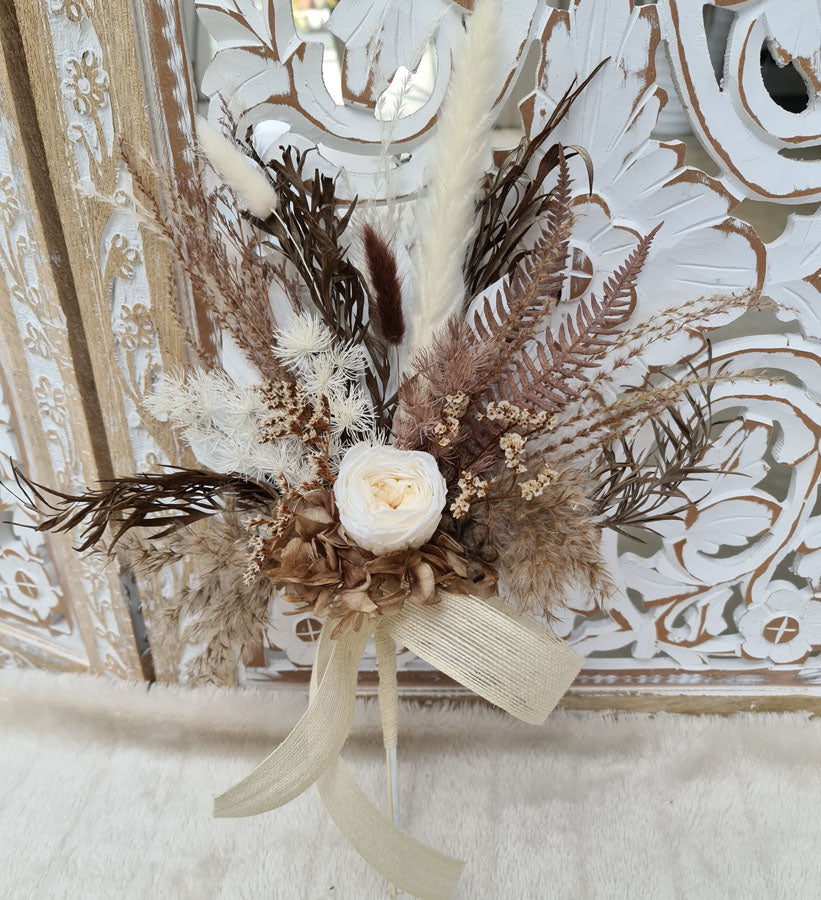 X - Preserved peony bridesmaids bouquets