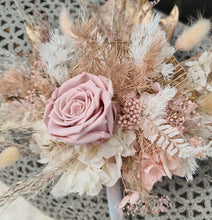 Load image into Gallery viewer, X - Preserved rose wedding cake topper cake decoration
