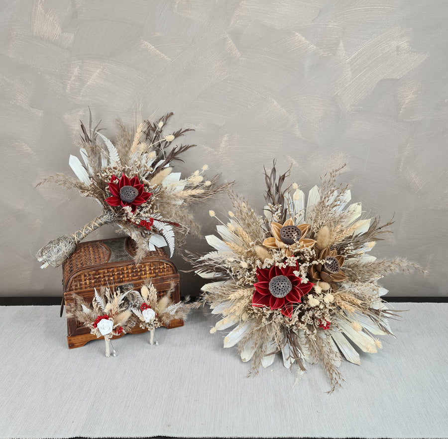 X - Lotus flowers wedding set