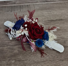 Load image into Gallery viewer, X - Everlasting corsage Burgundy &amp; Navy colours

