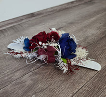 Load image into Gallery viewer, X - Everlasting corsage Burgundy &amp; Navy colours
