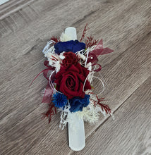 Load image into Gallery viewer, X - Everlasting corsage Burgundy &amp; Navy colours
