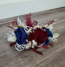 Load image into Gallery viewer, X - Everlasting corsage Burgundy &amp; Navy colours
