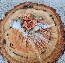 Load image into Gallery viewer, X - Preserved mini rose buttonhole - rustic
