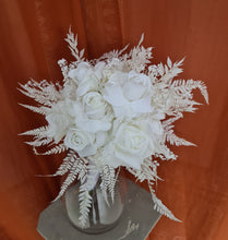 Load image into Gallery viewer, X - Bridal real touch &amp; velvet roses everlasting bouquet
