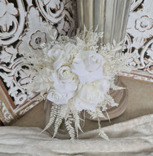 Load image into Gallery viewer, X - Bridal real touch &amp; velvet roses everlasting bouquet
