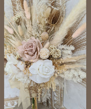 Load image into Gallery viewer, X - Real touch bridal bouquet - palm spear arrangement
