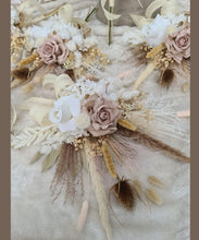 Load image into Gallery viewer, X - Real touch bridesmaids bouquets - palm spear arrangement
