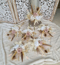Load image into Gallery viewer, X - Real touch bridesmaids bouquets - palm spear arrangement
