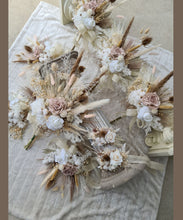 Load image into Gallery viewer, X - Real touch bridesmaids bouquets - palm spear arrangement
